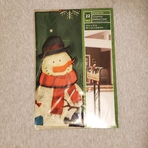 Holiday Time, Snowman Mailbox Cover. NWT